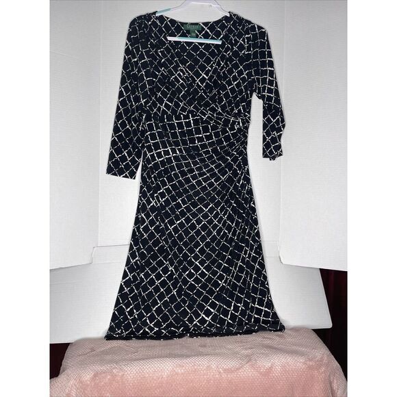 Lauren Ralph Lauren Dresses & Skirts - Lauren Ralph  Women's 12 Dress Slinky Stretch Black Dress